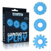 Lumino Play Glow Cock Ring Sets by Lovetoy