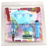 Buzz Love Kit Vibrating Toy Set Blue by Maxpassion