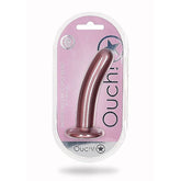 OUCH! Smooth Silicone G-Spot Dildo by Shots Toys