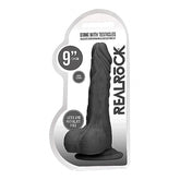 Realrock Skin Dong with Testicles 9 inch by Shots Toys