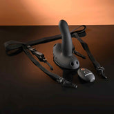Evolved COME CLOSER Vibrating Strap-On with Remote