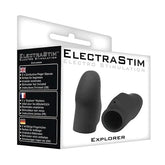 Silicone Noir Explorer Finger Sleeves by Electrastim