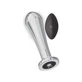 Pleasure-Enhancing Remote Vibrating Metal Anal Plug