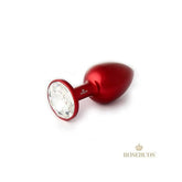 Luxe Gem-Tipped Aluminum Anal Plug by Rosebuds Jewelry