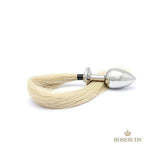 Luxurious Tailbud Blonde Horsetail Anal Pleasure Plug