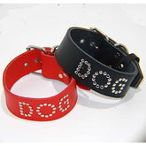 DOG Leather BDSM Collar by Hell's Couture