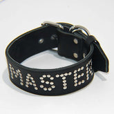 Leather BDSM Collar by Hell's Couture