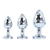 Helix Jewelled Small Anal Plug Rose Quartz