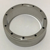 Cool & Knurl Steel Cock Ring by Hell's Couture