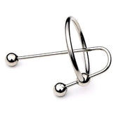 JustSteel Urethra Clip with Glans Ring by Hell's Couture