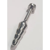 Sex Ribbed and Tapered Penis Plug by Hell's Couture