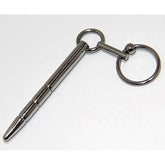 Xtube Steel Ribbed Penis Plug Wand by Hell's Couture