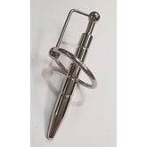Groovey Solid Metal Prince Penis Plug by Hell's Couture