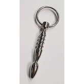 Nuke Penis Plug With Glans Ring by Hell's Couture