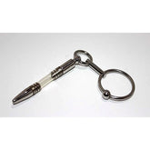 Flexible Penis Plug With Steel Glans Ring by Hell's Couture