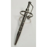 Desire Ribbed Penis Plug With Glans Ring by Hell's Couture