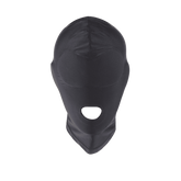 Love In Leather Lycra BDSM Hood With Mouth Opening