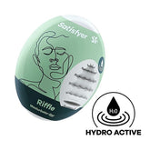 Riffle Mens Pleasure Masturbator Egg by Satisfyer
