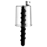 BDStyle Rosebud Driller Cylinder with Silicone Swirl Anal Plug
