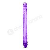 B Yourss Double Ender Realistic Dildo Purple 18 Inch