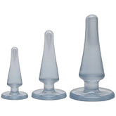 Crystal Jellies Anal Initiation Butt Plug Kit by Doc Johnson