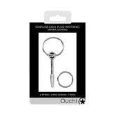 OUCH! Urethral Sounding Metal Plug by Shots Toys