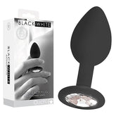 BW Silicone Butt Plug with Removable Jewel by Shots Toys