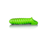 OUCH! Glow in Dark Swirl Stretchy Penis Sleeve by Shots Toys