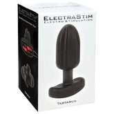 Silicone Noir Tartarus Quadri Polar Butt Plug by Electrastim