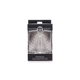 Master Series PeepHole Clear Hollow Anal Plug Small