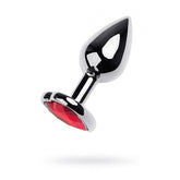 Metal Butt Plug With Heart Shaped Gem by ToyFa