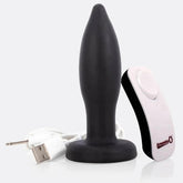 Charged Rechargeable Remote Control Vibrating Butt Plug