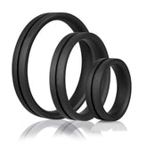 Screaming O RingO Pro X3 Super Stretchy Cock Rings Set Black