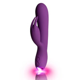 Rocks Off Flutter Multi Function Rechargeable Rabbit Vibrator Purple