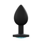 Silicone Anal Plug Black by Love In Leather