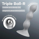 Triple Ball-R Beaded Anal Plug by Satisfyer