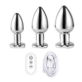 App Controlled Light Up Rainbow LED Anal Plug by BDStyle