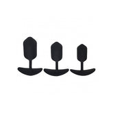 LEVELZ 3 Pack Silicone Weighted Anal Plug Training Set