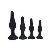 LEVELZ Slim Silicone Anal Plug Kit of 4 Sizes by Shots Toys
