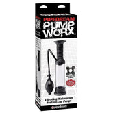 Pump Worx Vibrating Waterproof Suction Cup Penis Pump
