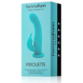 Pirouette Rotating Wireless Rabbit Vibrator by FemmeFunn