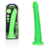 Shots REALROCK 29 cm Slim Glow in the Dark Neon Dong