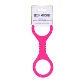 Sex & Mischief Hot Pink Fetish Play Silicone Hand Cuffs