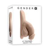 Gender X 4" Flexible Packer by Evolved