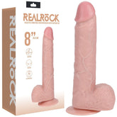 REALROCK Rotating Pleasure Massager - 20cm Rechargeable Dildo