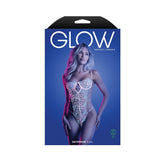 Radiant Rose Teddy - Glow-in-Dark Comfort and Style