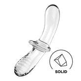 Double Crystal Anal and Vaginal Glass Dildo by Satisfyer