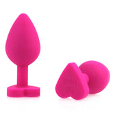 BDStyle Heart Shape Silicone Anal Plug