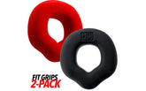 Fit Grips 2 Piece Ergo Mens Cock Ring Set by Hunkyjunk