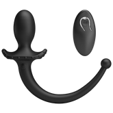 Baile Remote Control Vibrating Silicone Butt Plug Tail